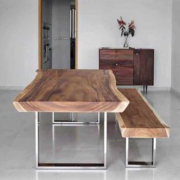 Thumbnail of productTrembesi Wood Dining Sets Table with teak Chair